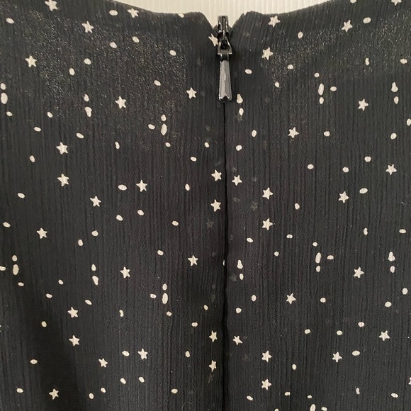 EVAN PICONE Sleeveless dress black w/ white stars EUC Size 14. Wedding wearable - Picture 5 of 8